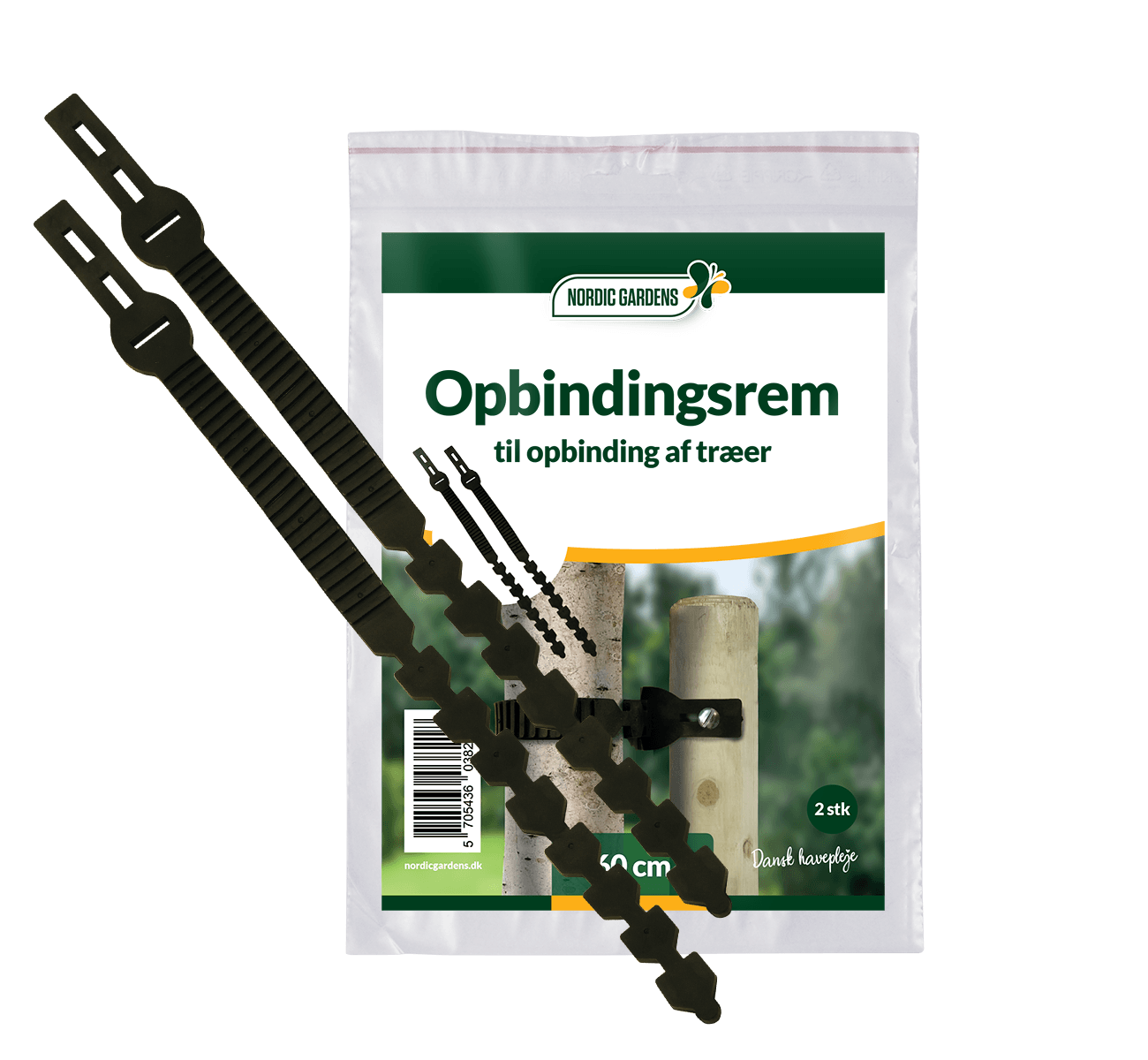 Opbindingsrem 60 cm - 2 stk.