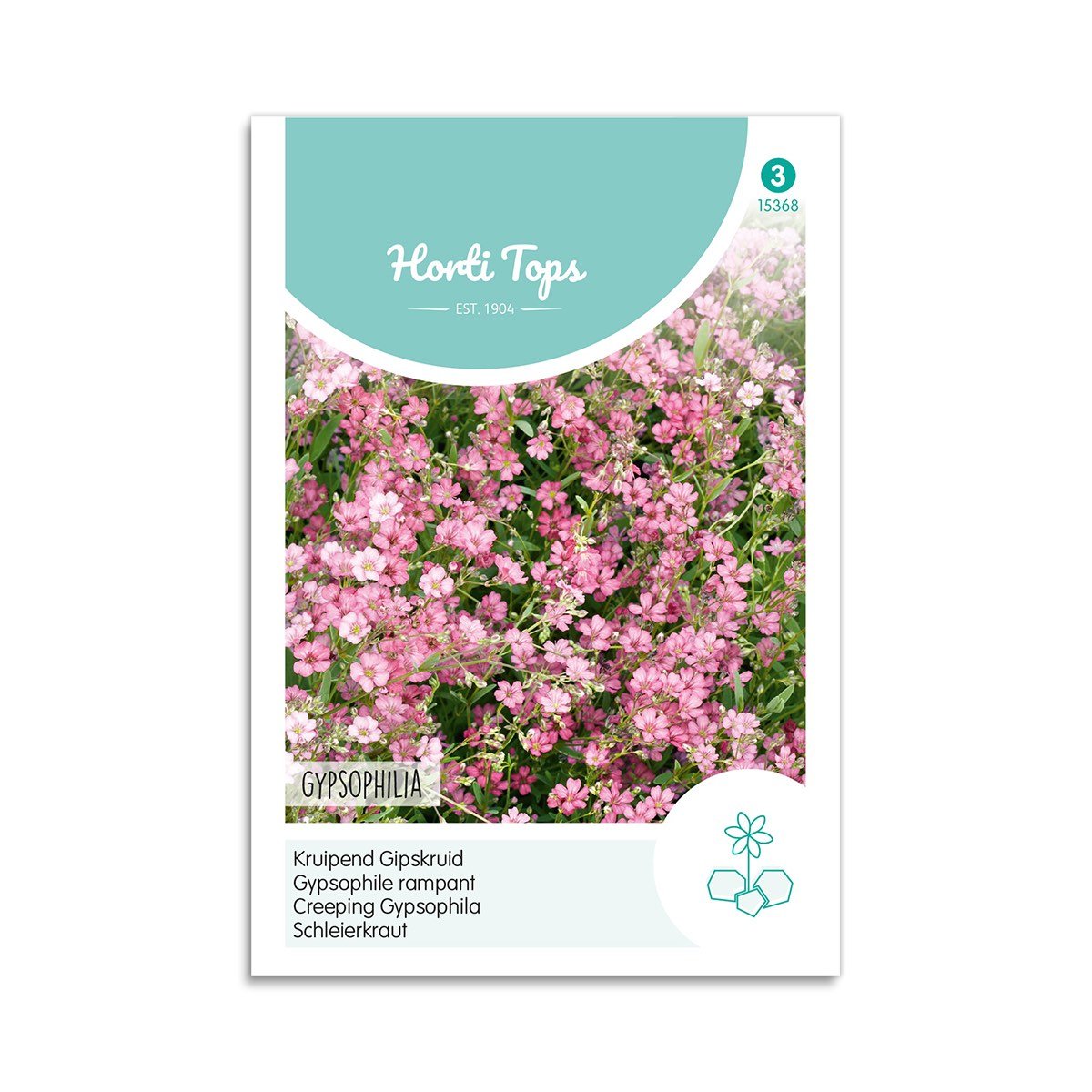 Stenhøjsbrudeslør frø "Gypsophila Pink" - Horti Tops