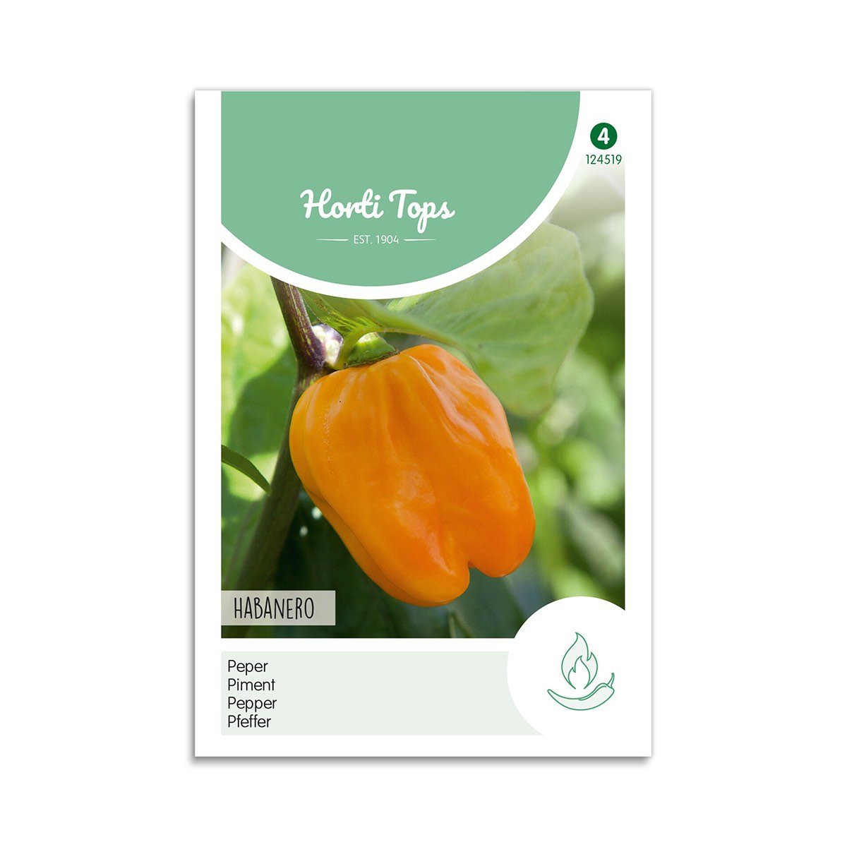 Orange Habanero Chili frø - Horti Tops