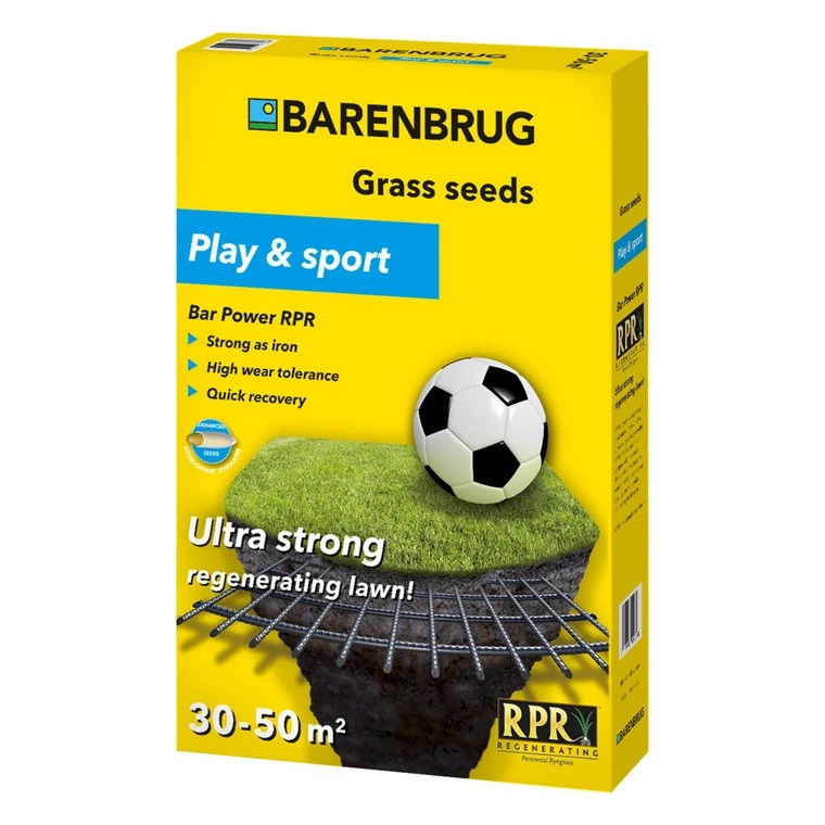 Græsfrø Barenbrug Play & sport – Bar Power RPR plæne 1 kg
