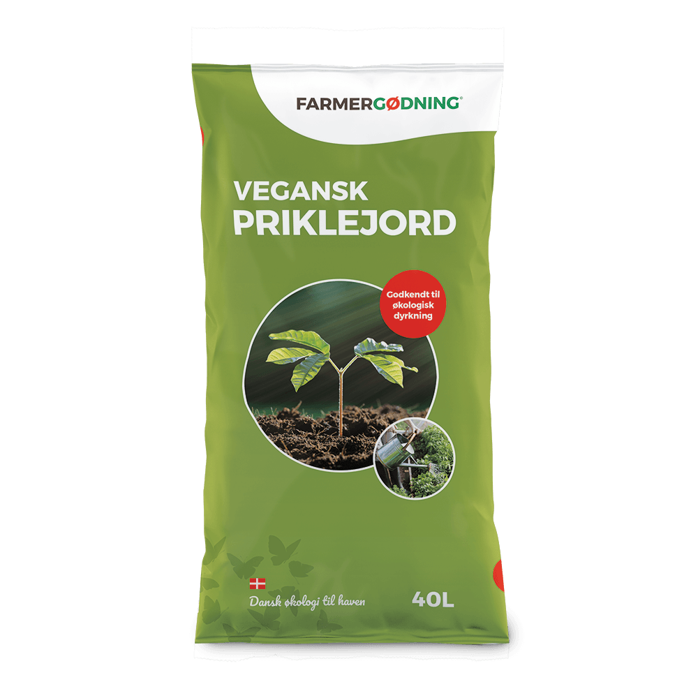 Vegansk priklejord til økologisk dyrkning - 40 liter