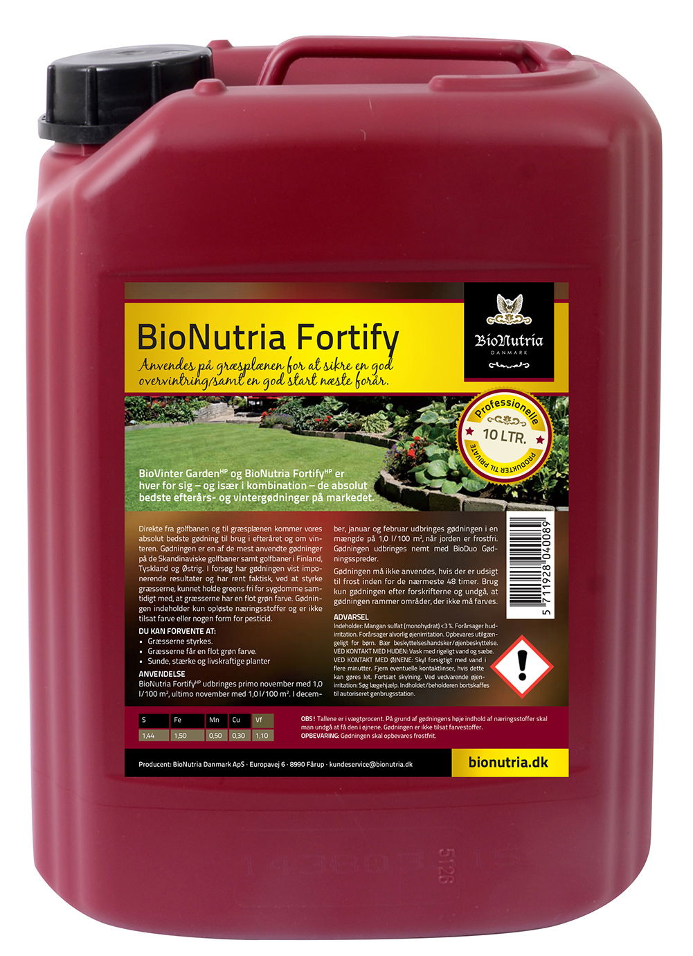 BioNutria Fortify Plænegødning - 10 liter