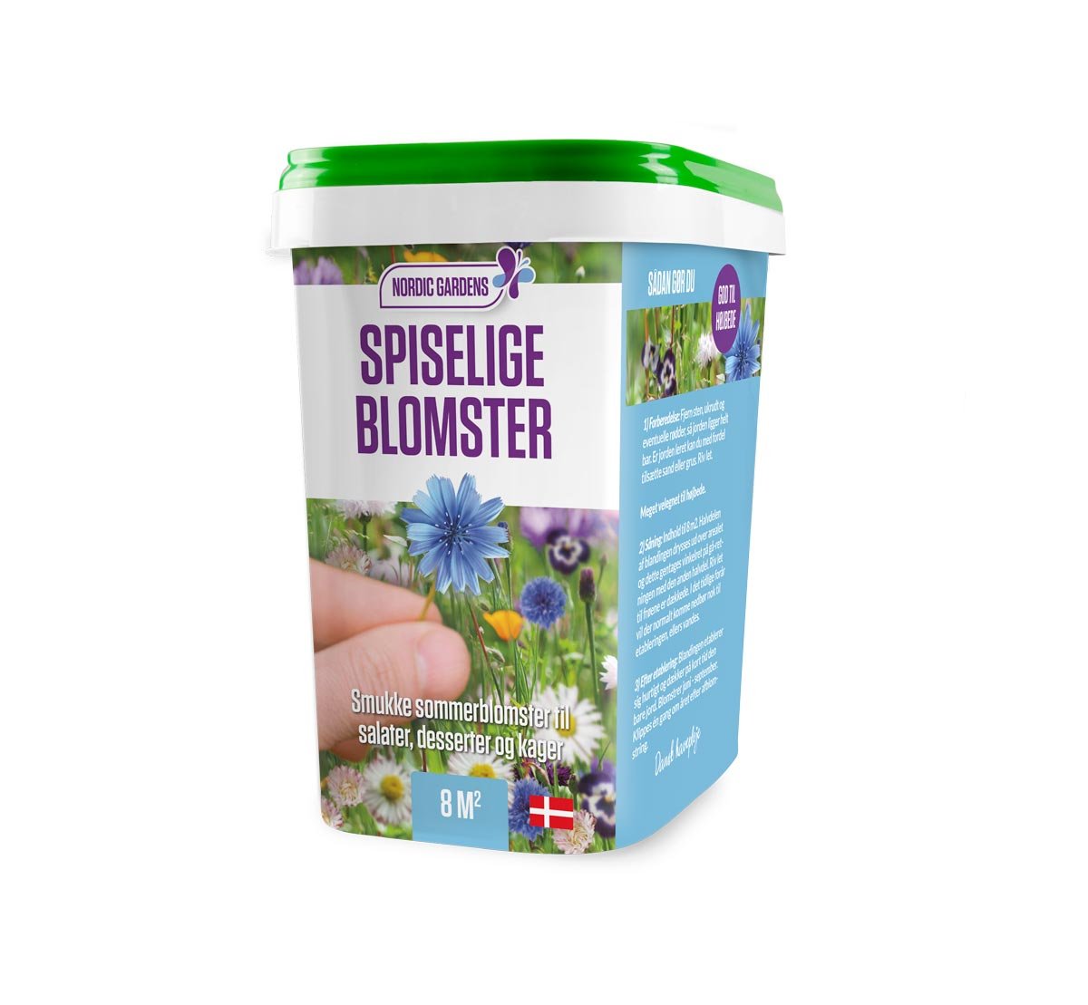 Nordic Gardens blomsterblanding - Spiselige Blomster 8 m2