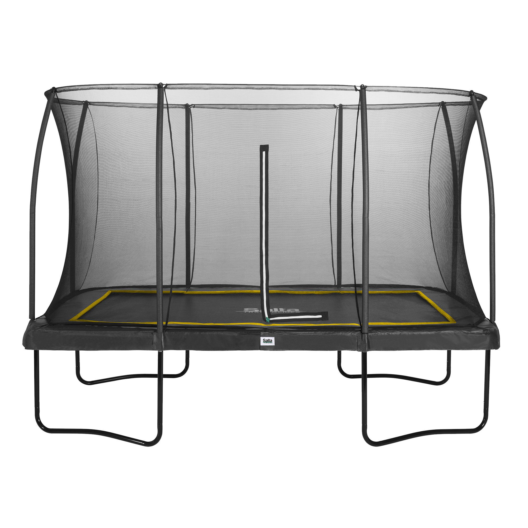 Salta Trampolin Comfort Edition rektangulær 366×244 cm, sort inkl. sikkerhedsnet