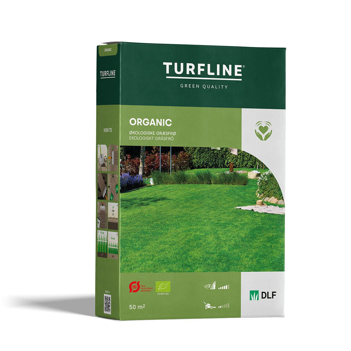 Turfline “Organic” økologiske græsfrø – 1,0 kg.