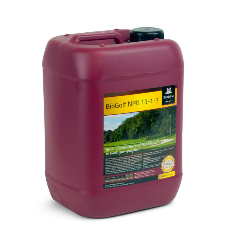 BioNutria BioGolf NPK 13-1-7 – 10 liter